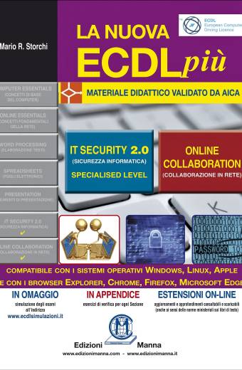 copertina volume "ECDL+ IT Security 2.0 & Online Collaboration"