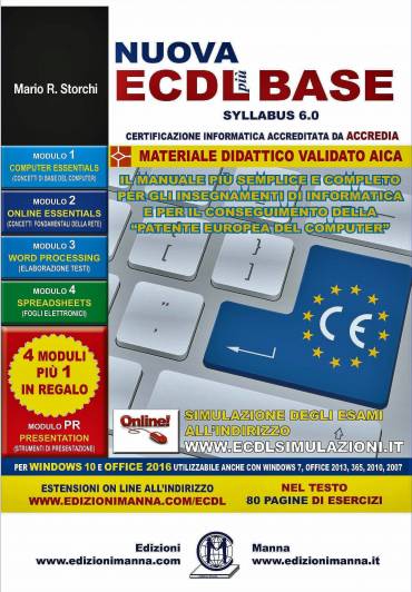 Nuova ECDL più BASE Syllabus 6 per Windows 10 e Office 2016
